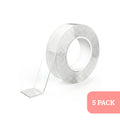 Doubled sided clear mounting tape